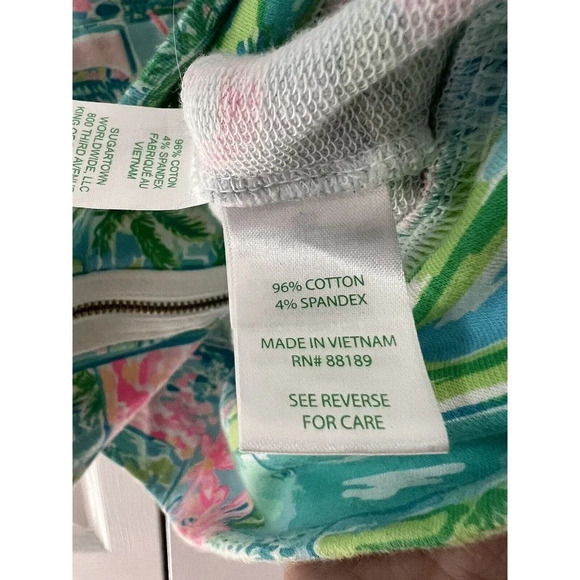 Lilly Pulitzer Jacket Full Zip honda Classic Multi Color Rare Women’s Size XXS - Picture 12 of 14